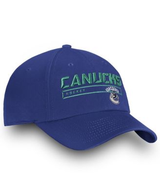 Men's Blue Vancouver Canucks Team Authentic Pro Rinkside Fundamental Adjustable Hat