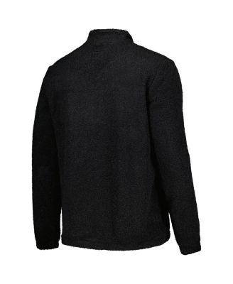 Men's Black Clemson Tigers Pinch Runner Half-Zip Top