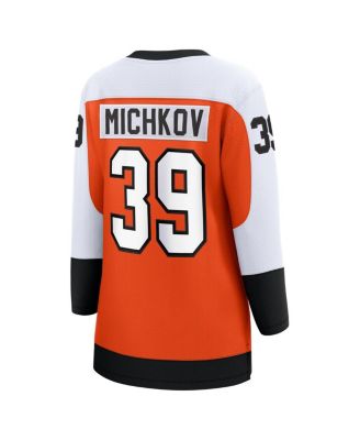 Women's Matvei Michkov Orange Philadelphia Flyers Home Premier Breakaway Player Jersey