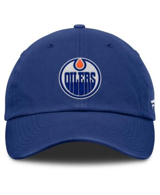 Men's Blue Edmonton Oilers Decades Collection Adjustable Hat