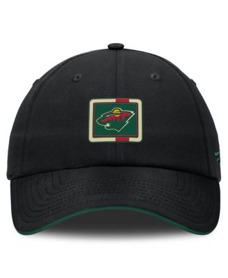 Men's Black/Green Minnesota Wild Authentic Pro Ripstop Adjustable Hat