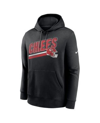 Men's Black Kansas City Chiefs Club Fleece Pullover Hoodie