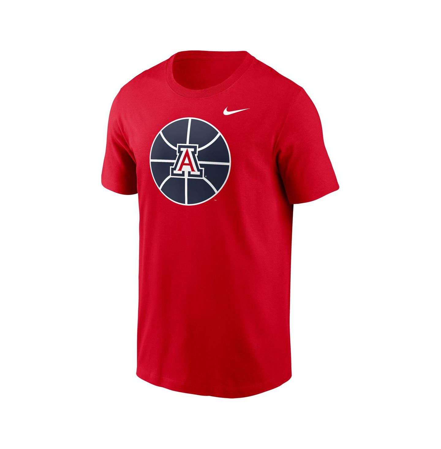 Мужская футболка Nike Red Arizona Wildcats Basketball Logo — фото 2