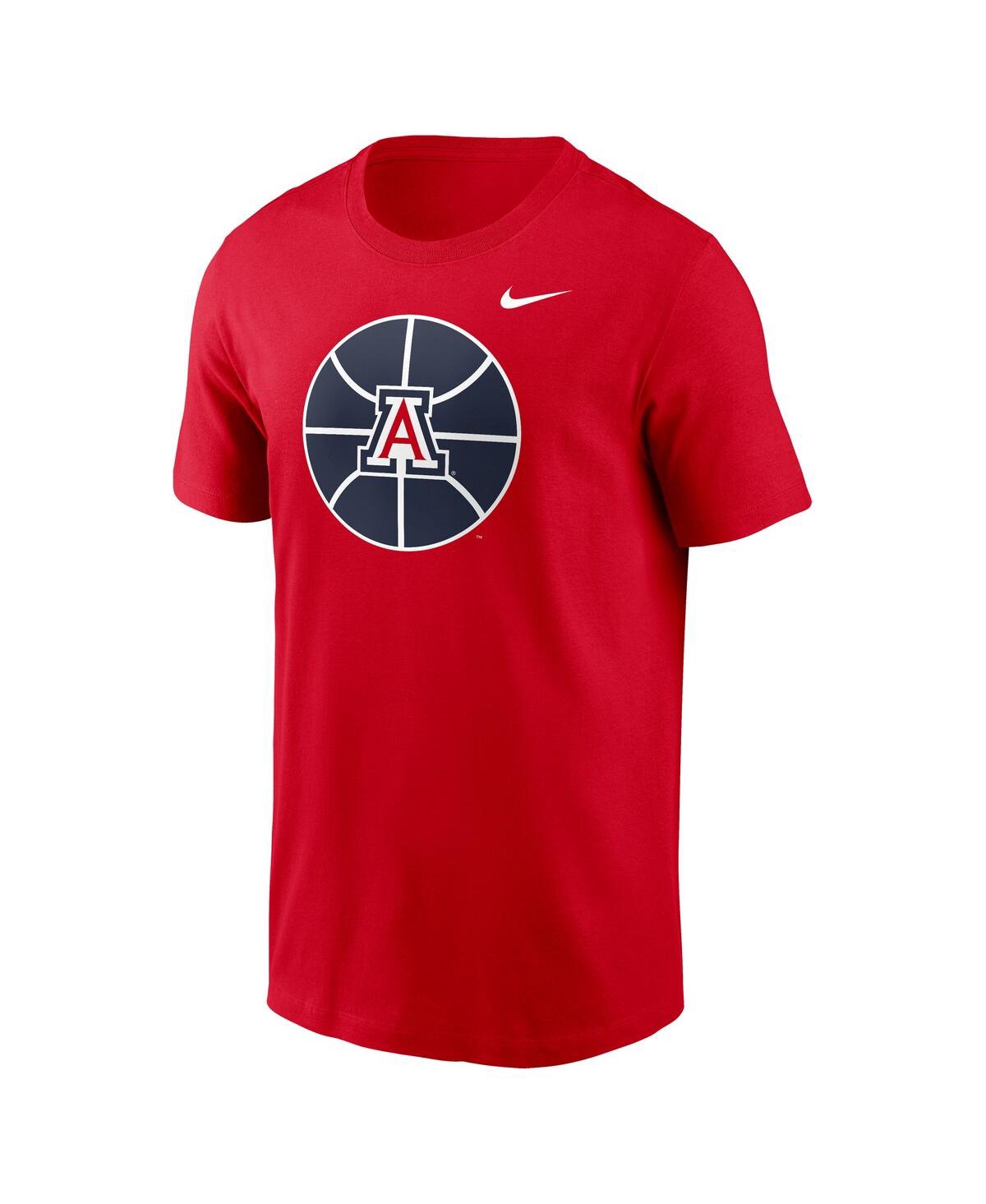 Nike Men's Red Arizona Wildcats Basketball Logo T-shirt In Red