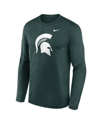 Men's Green Michigan State Spartans Primetime Primary Legend Long Sleeve T-Shirt