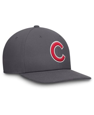 Men's Gray Chicago Cubs Pro Performance Snapback Hat