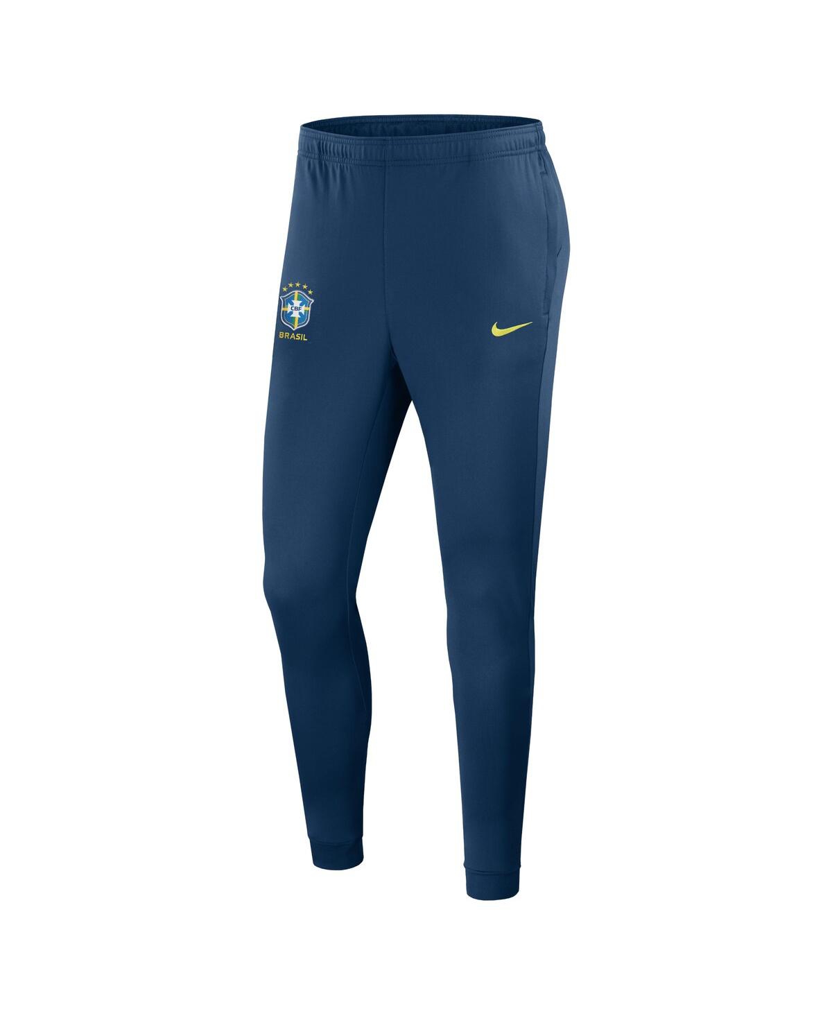 NIKE MEN'S BLUE BRAZIL NATIONAL TEAM 2024 ACADEMY PRO PERFORMANCE TRACK PANTS 