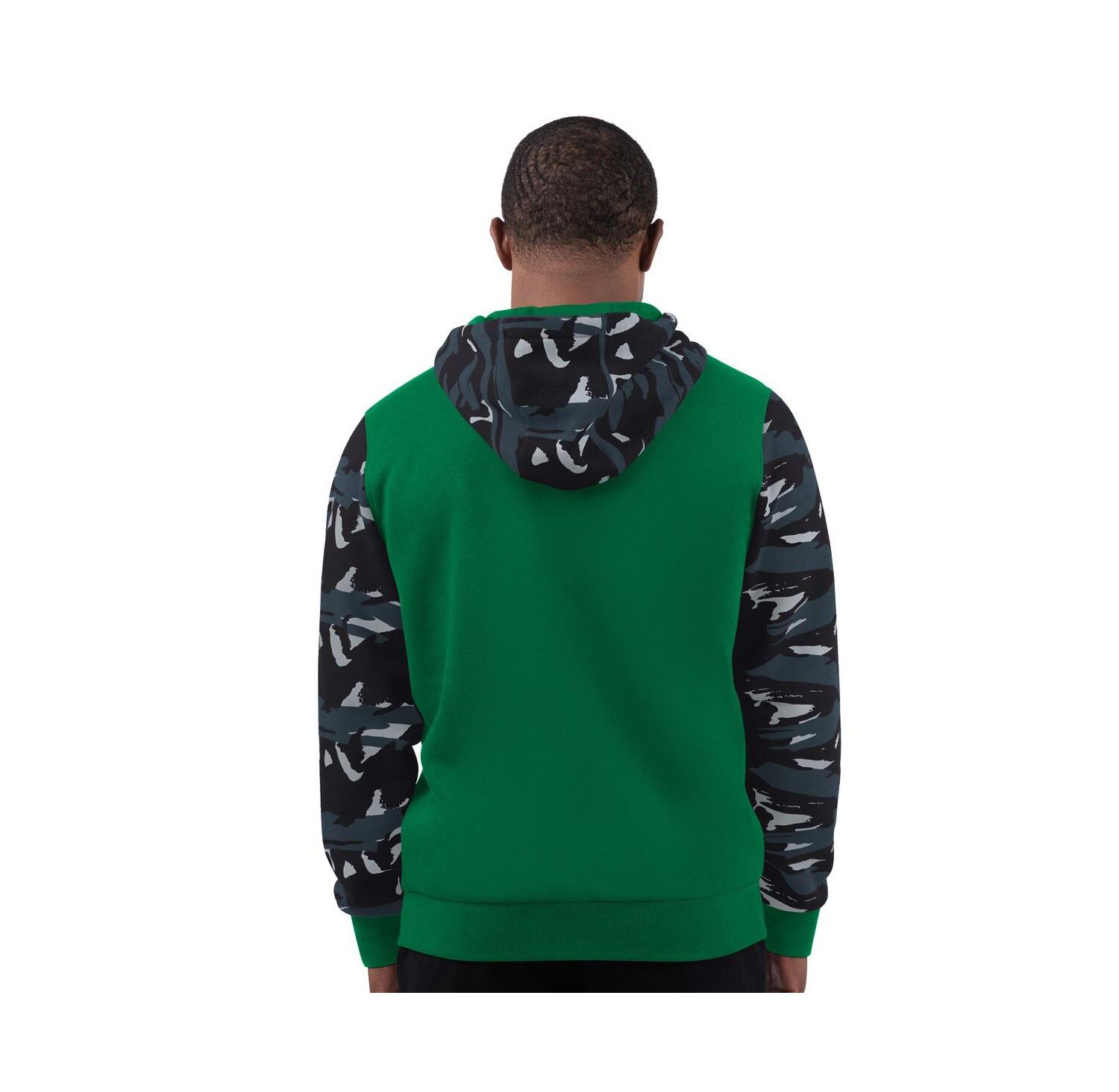 Men's Kelly Green Philadelphia Eagles Thursday Night Gridiron Vintage Logo Full-Zip Hoodie