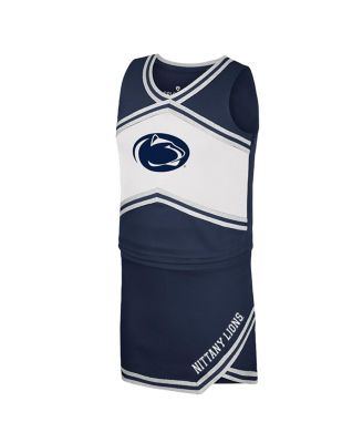 Big Girls Navy Penn State Nittany Lions Cheerleader Top Skirt Set