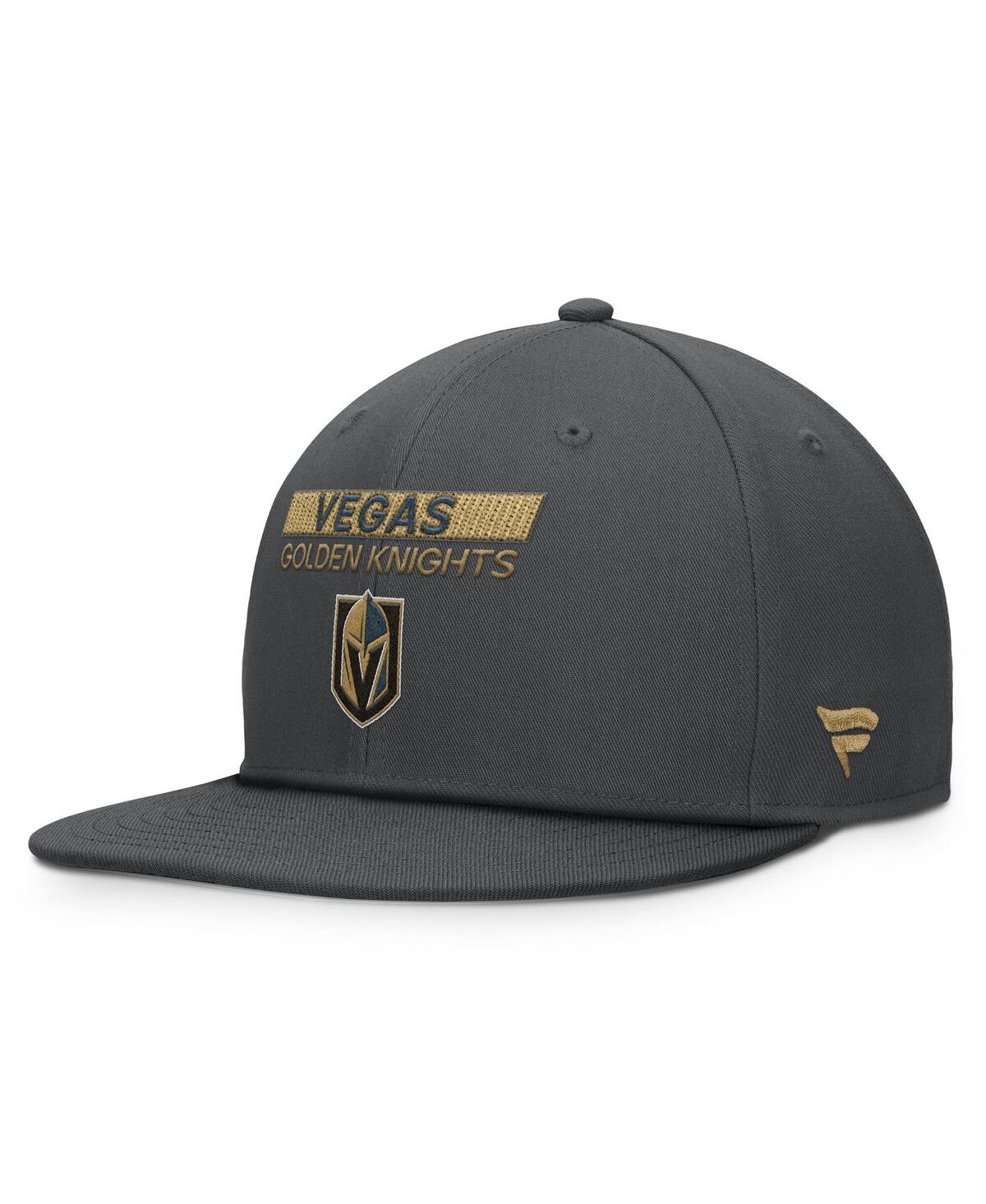 Fanatics Men's Gray Vegas Golden Knights Authentic Pro Prime Snapback Hat In Gray