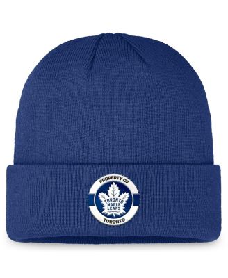 Fanatics - Men's Blue Toronto Maple Leafs Authentic Pro Training Camp Cuffed Knit Hat