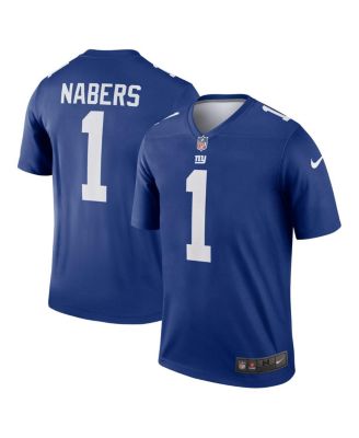 Nike - Men's Malik Nabers Royal New York Giants Team Legend Player Performance Top