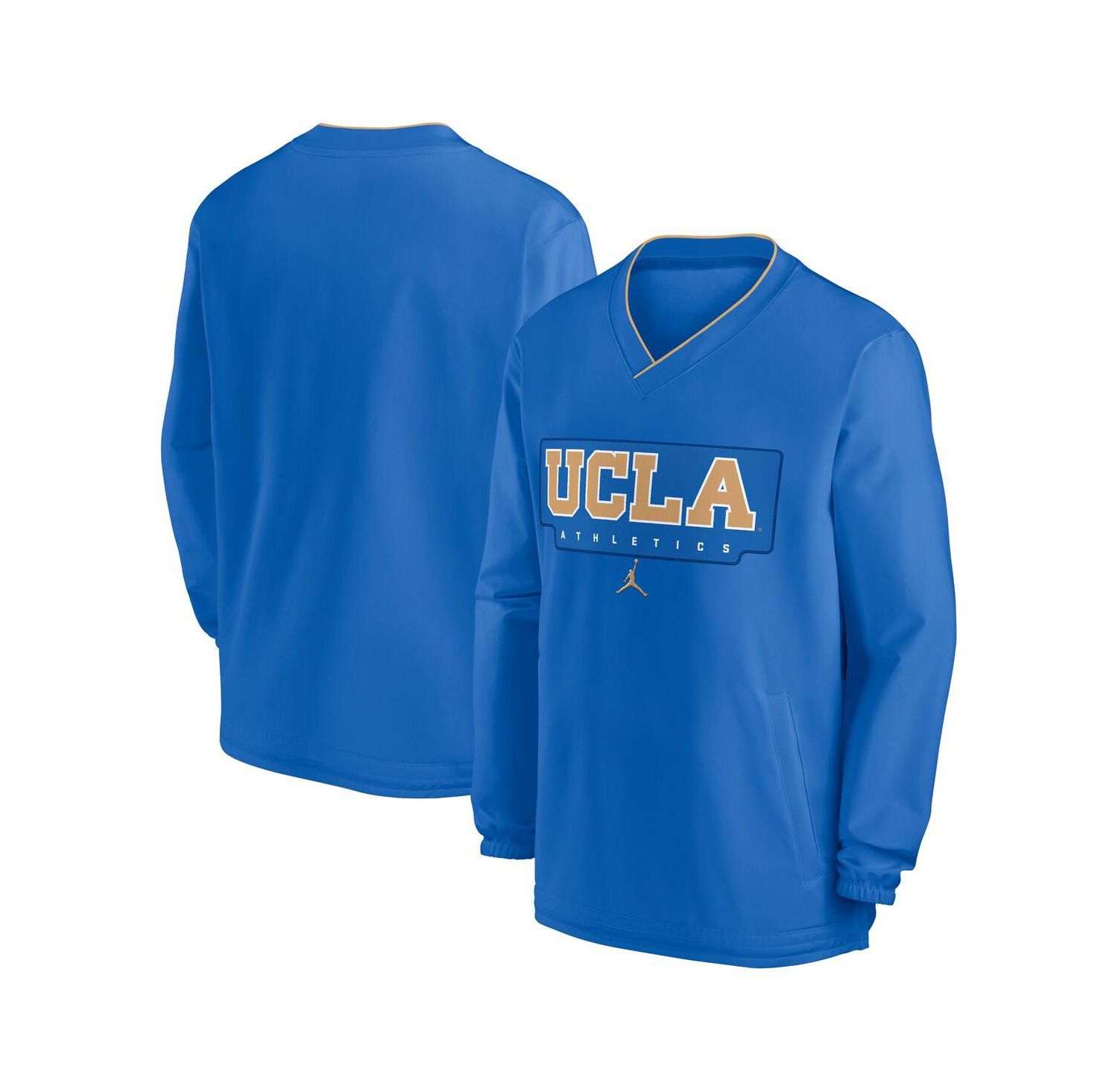 Men's Blue UCLA Bruins 2024 Sideline Pullover Windshirt