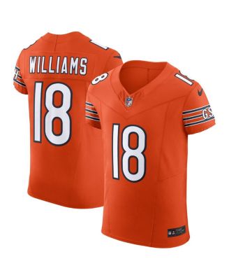 Nike - Men's Caleb Williams Orange Chicago Bears Alternate Vapor F.U.S.E. Elite Jersey