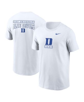 Nike - Men's White Duke Blue Devils 2-Hit T-Shirt