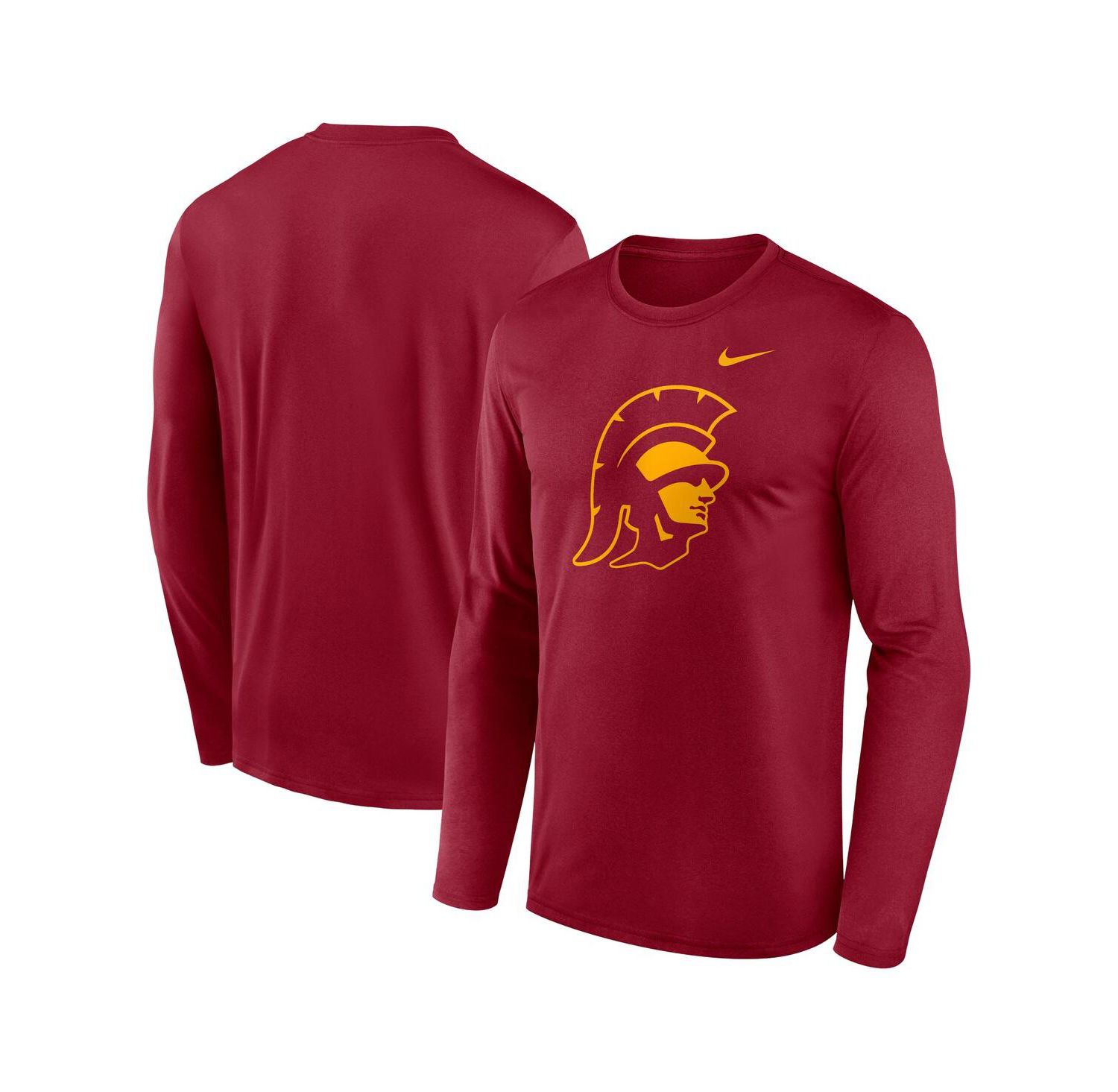 Men's Cardinal USC Trojans Primetime Alternate Logo Legend Long Sleeve T-Shirt
