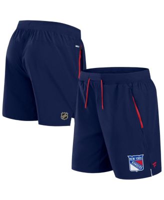 Fanatics - Men's  Navy New York Rangers Authentic Pro Rink Performance Shorts