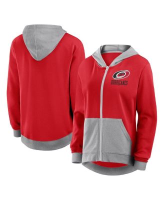 Logo Athletic - Women's Red Carolina Hurricanes Hit It French Terry Full-Zip Hoodie