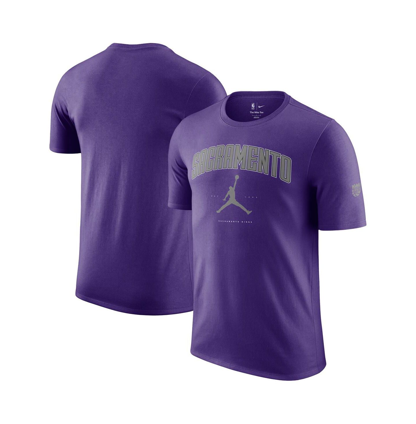 Футболка Jordan Purple Sacramento Kings Essential Cities — фото 1
