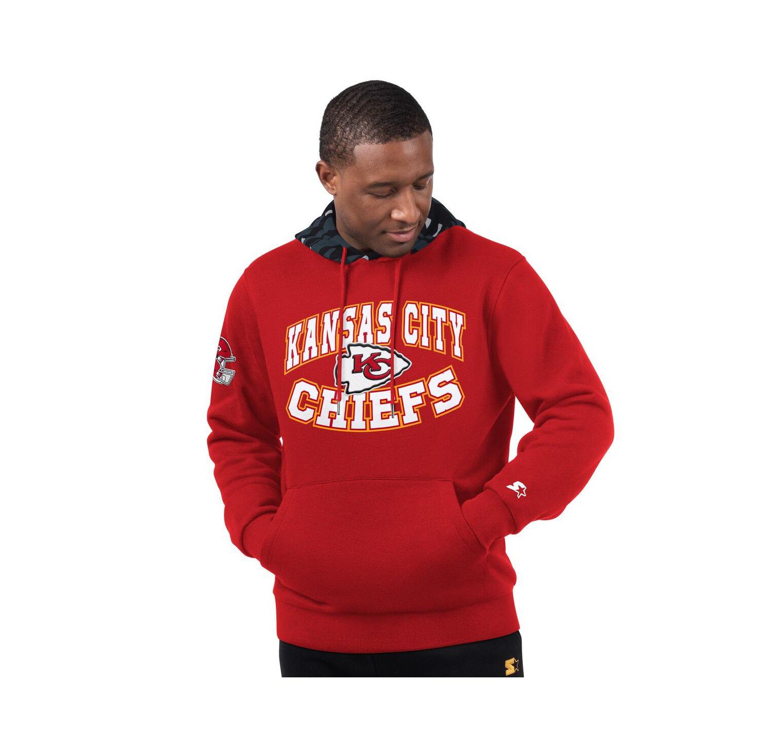 Men's Red Kansas City Chiefs Thursday Night Gridiron Pullover Hoodie