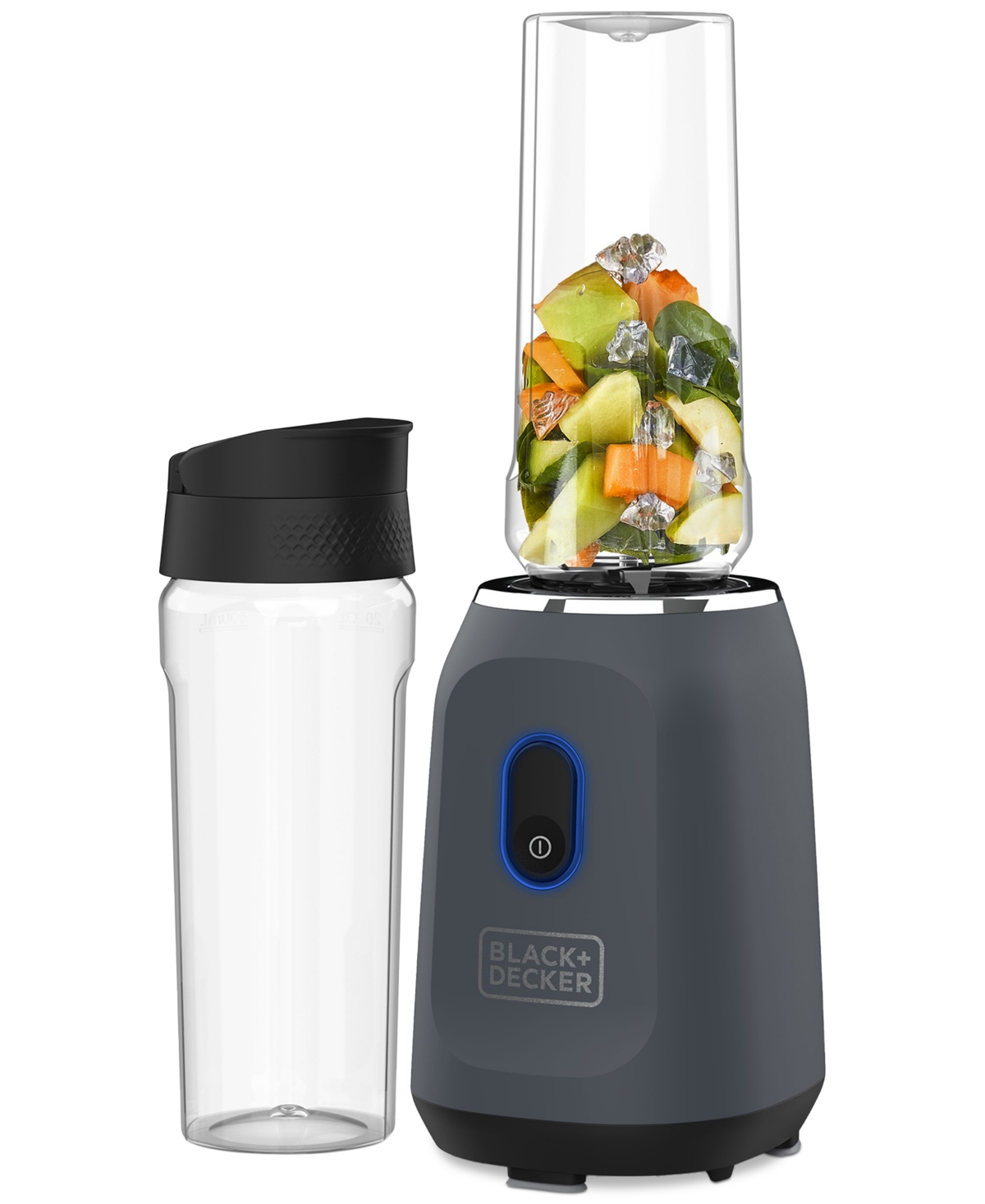 Black & Decker Ice Crush Single-serve Personal Blender In Black