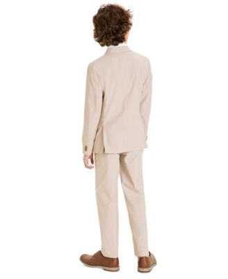 Big Boys Chambray Classic Fit Stretch Suit Jacket