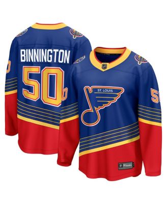 Fanatics - Men's Binnington Royal St. Louis Blues Alternate Premier Breakaway Player Jersey