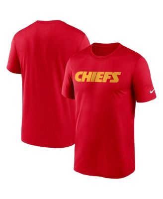 Nike - Men's Red Kansas City Chiefs Wordmark Legend T-Shirt