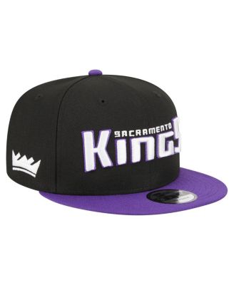 New Era - Men's Black/Purple Sacramento Kings Jersey Hook Statement Edition 9FIFTY Snapback Hat