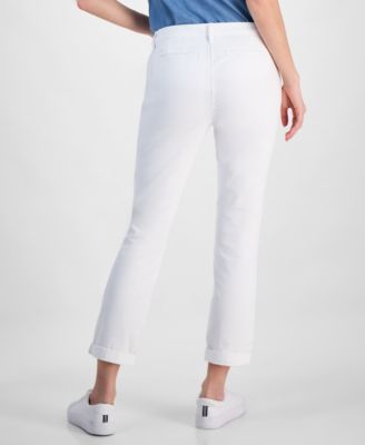 Women's Montauk Solid Cuffed Chino Pants