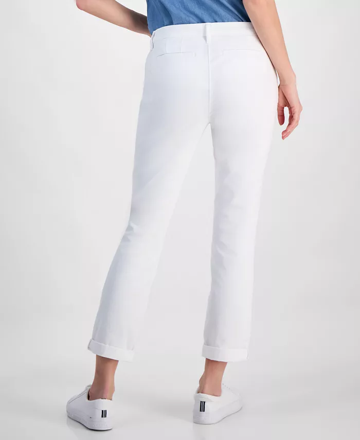 Jeans Women's Montauk Solid Cuffed Chino Pants - thumbnail 8
