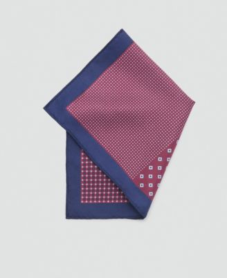 MANGO Men's Silk Pocket Square