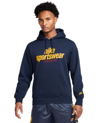 Nike - Men's Fleece Long Sleeve Logo Graphic Hoodie