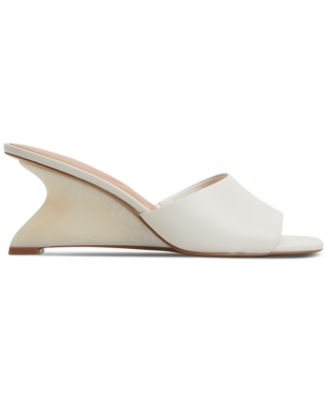 Women's Fiala Square-Toe Sculpted Wedge Sandals