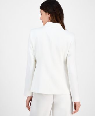 Women's Peak-Lapel Button-Cuff Jacket