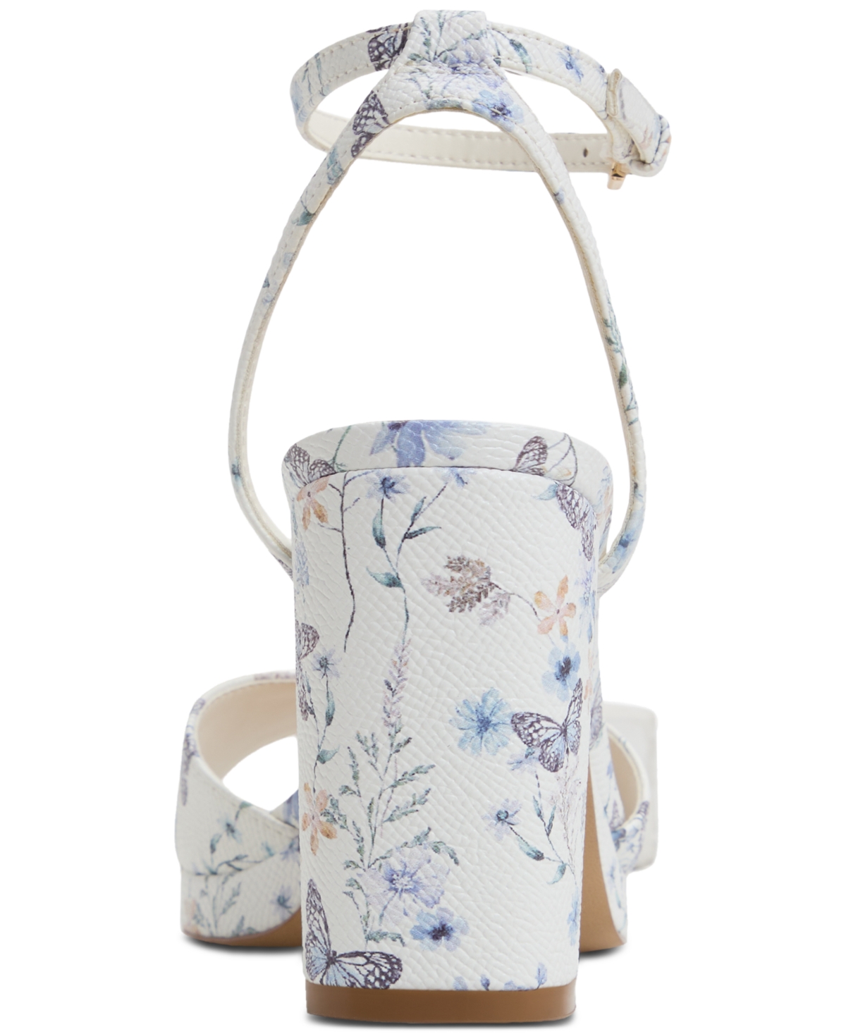Aldo Women's Gracious Two-piece Block-heel Dress Sandals In Ivory,blue Multi