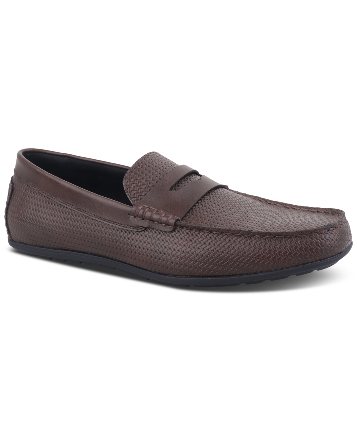 ALFANI MEN'S MASONN SLIP-ON PENNY DRIVING LOAFERS, EXCLUSIVELY AT MACY'S 