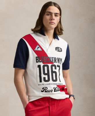 Polo Ralph Lauren - Men's Classic-Fit Mesh Graphic Polo Shirt