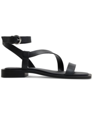 Women's Grugar Strappy Square-Toe Flat Sandals