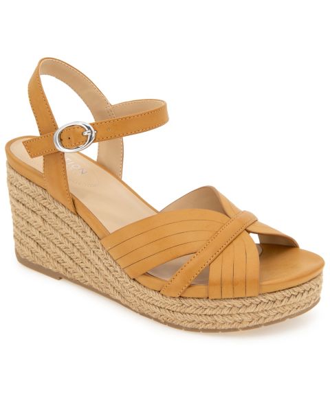 Женские сандалии Kenneth Cole Reaction Comi Almond Toe Wedge, цвет: Верблюжий