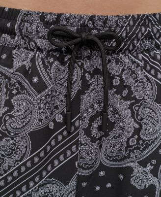 Men's Euro Bandana Print Performance 5" Volley Shorts