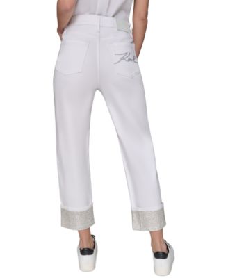 Women's Crystal-Cuff Jeans