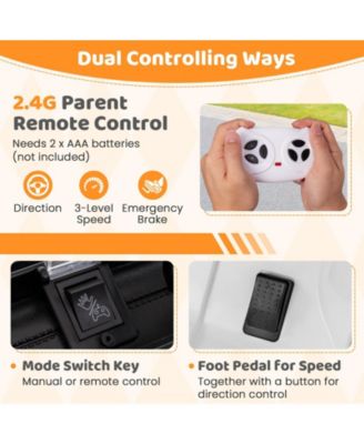 12V Electric Kids Ride on Truck with Remote Control and Music