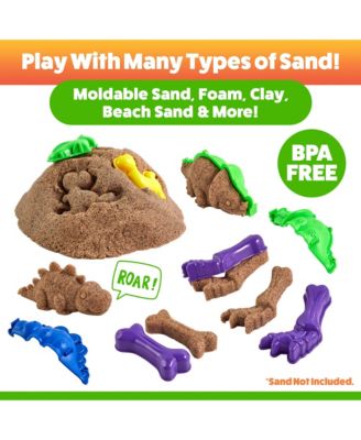 Dinosaur Sand Molds Beach Toys for Kids- 23pk