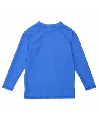 Azure Blue Sustainable LS Rash Top