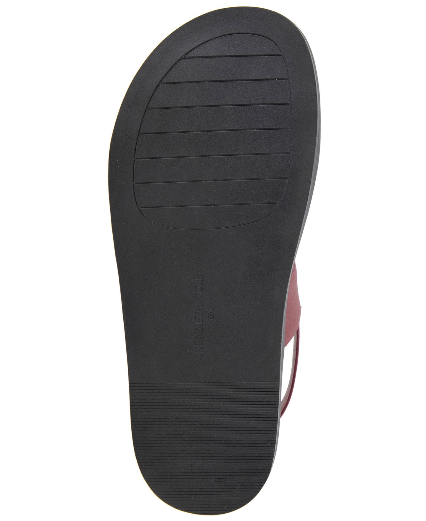 Женские сандалии Kenneth Cole New York Drinity Round Toe Flat, цвет: Тёмный красный кожаный — фото 5