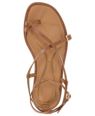 Women's Paros Square Toe Flat Sandals
