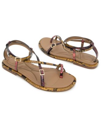 Women's Paros Square Toe Flat Sandals