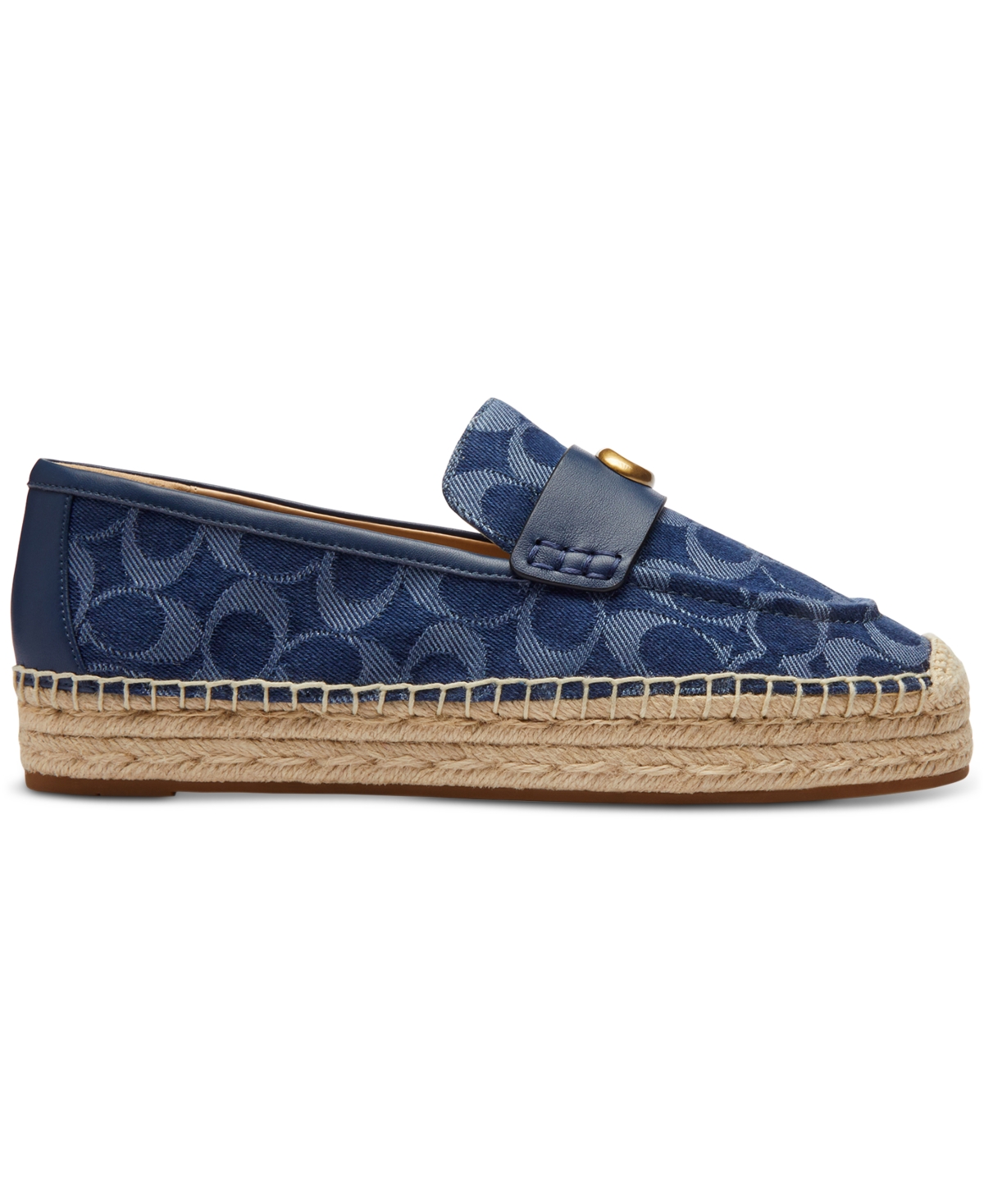 Coach Women's Camilla Logo Espadrille Flat Loafers