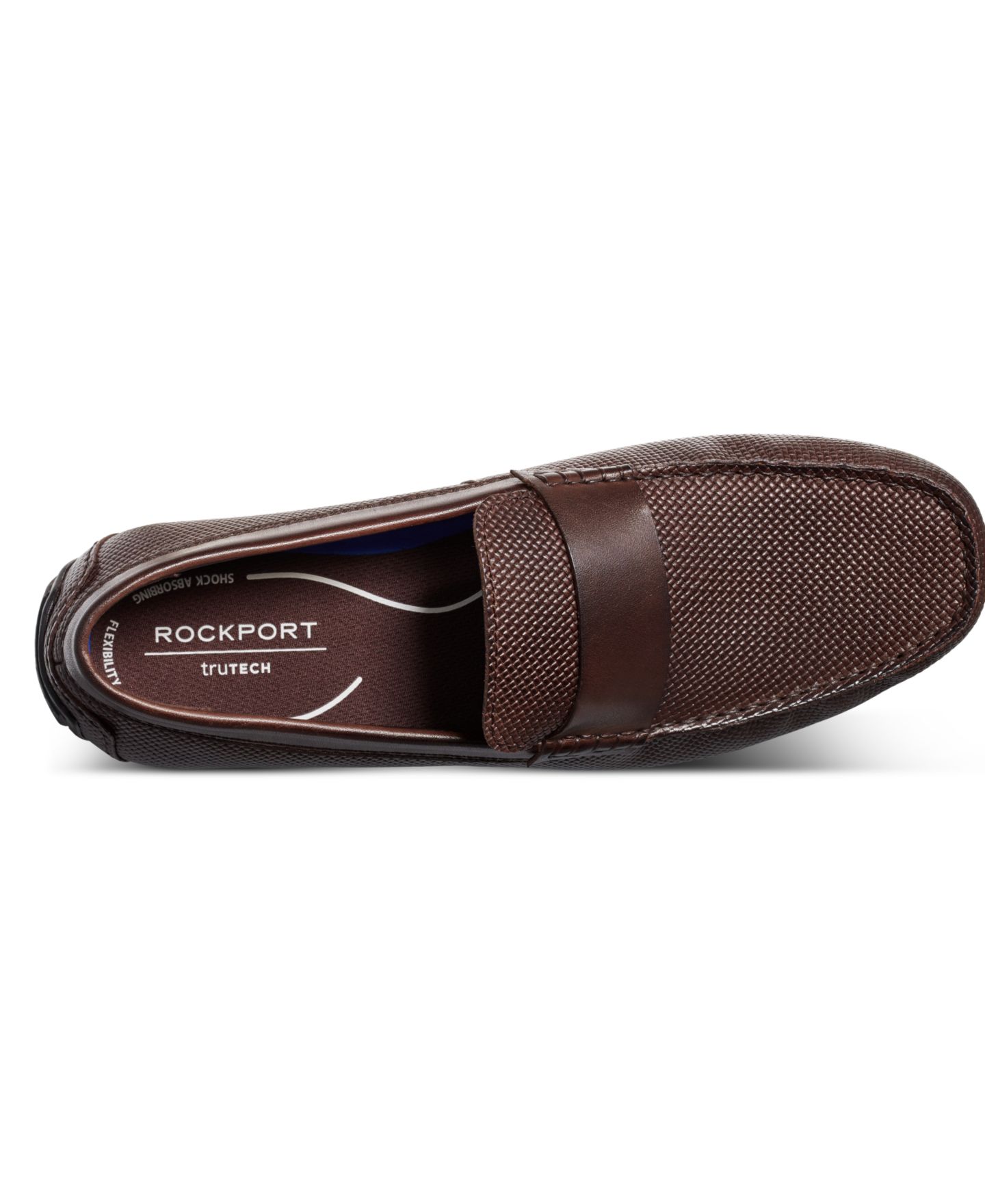 Мужские туфли Rockport Tayo Slip On Casual Flat, цвет: Тёмный коричневый — фото 4